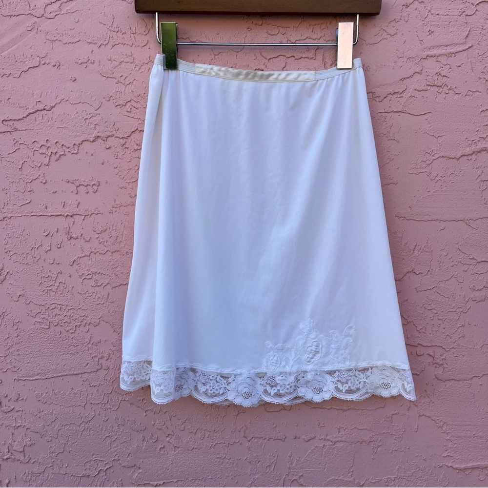 Vintage Gossard Artemis Slip Skirt Lace Size Small